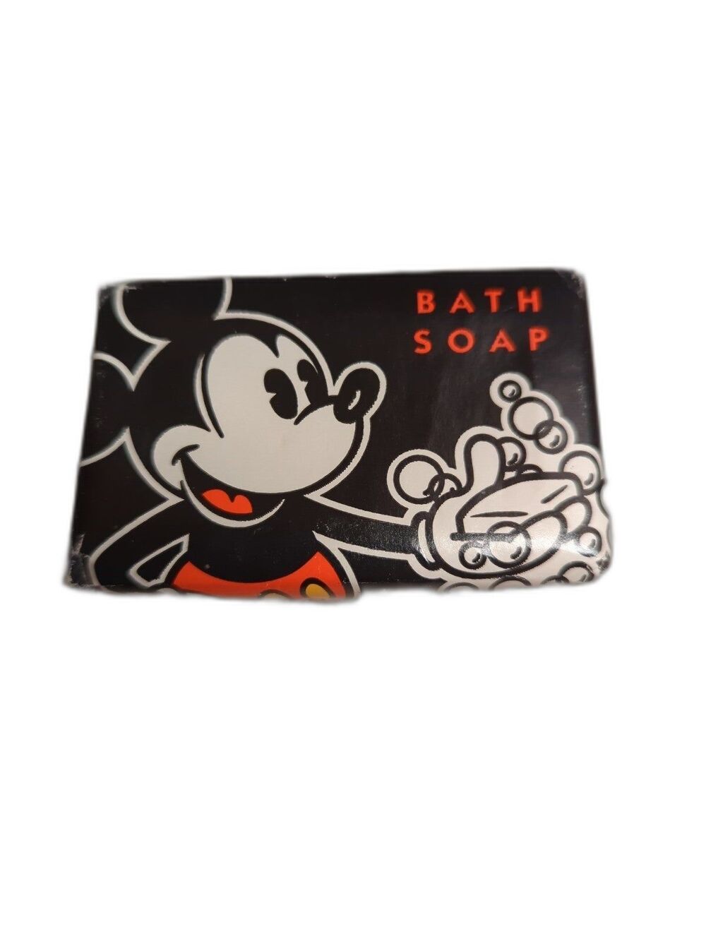 Walt Disney Resorts Mickey Mouse Bath Soap Vintage White Bar Soap
